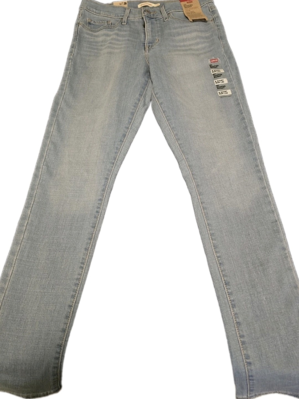 NWT Levi’s 311 Shaping Skinny Jeans Light Wash W29 L30 Size 8 Short